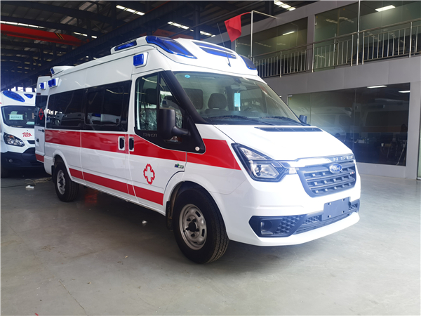 江铃全顺V348长轴中顶救护车（凸台版）